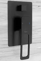 Душевой гарнитур скрытого монтажа REA SOHO BLACK черный матовый (REA-P5632)