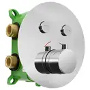 Душевая система с термостатом REA MILER CHROME + BOX скрытого монтажа (REA-P6715)