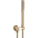 Душевая система с термостатом REA MILER BRUSHED GOLD + BOX скрытого монтажа (REA-P6716)
