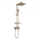 Душевой гарнитур REA JACK BRUSHED GOLD с изливом (REA-P7050)