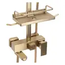 Душевой гарнитур REA JACK BRUSHED GOLD с изливом (REA-P7050)