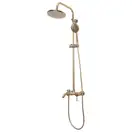 Душевой гарнитур REA LUIS BRUSHED GOLD с изливом (REA-P7051)