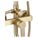 Душевой гарнитур REA  ARGUS BRUSHED GOLD золотой матовый с изливом (REA-P7841)