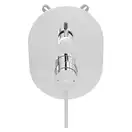 Душевая система REA OVAL CHROME + BOX скрытого монтажа (REA-P8415)