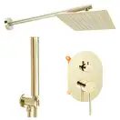 Душевая система REA OVAL GOLD + BOX скрытого монтажа (REA-P8466)