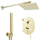 Душевая система REA OVAL GOLD + BOX скрытого монтажа (REA-P8466)
