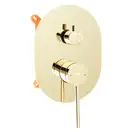Душевая система REA OVAL GOLD + BOX скрытого монтажа (REA-P8466)