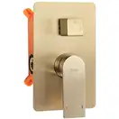 Душевая система REA VERSO BRUSHED GOLD + BOX скрытого монтажа (REA-P9150)