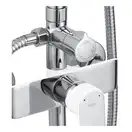 Душевой гарнитур REA BLOOM CHROME WHITE с изливом (REA-P9527)