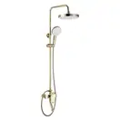 Душевой гарнитур REA BLOOM GOLD WHITE с изливом (REA-P9529)