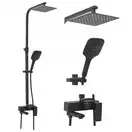 Rea FORT BLACK MAT Душевой гарнитур, черный (REA-P9861)