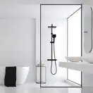 Душевой гарнитур Yoka BODO 23 BLACK черный с термостатом (BP.BODO THERM 23 BLK)