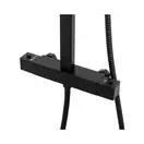 Душевой гарнитур Yoka CUBE 25 BLACK черный с термостатом (BP.CUBE-THERM-25-BLK)
