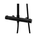 Душевой гарнитур Yoka FERRA 25 BLACK черный с термостатом (BP.FERRA THERM 25 BLK)