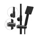 Душевой гарнитур Yoka FLOVA 25 BLACK черный с термостатом (BP.FLOVA THERM 25 BLK)
