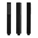 Душовий гарнітур Yoka GIRA 25 BLACK черный з термостатом (BP.GIRA THERM 25 BLK)