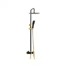 Душовий гарнітур Yoka ROXY GOLD BLACK MATT золотий з виливом (BP.ROXY)