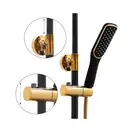 Душовий гарнітур Yoka ROXY GOLD BLACK MATT золотий з виливом (BP.ROXY)