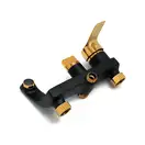 Душовий гарнітур Yoka ROXY GOLD BLACK MATT золотий з виливом (BP.ROXY)