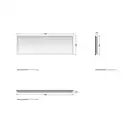 Дзеркало Flaminia Make-up 150х50х3 (MKS50)