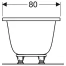 Дзеркало з LED підсвічуванням 90 х h70 см Geberit Option Basic Square  502.808.00.1