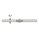Дзеркало з LED підсвічуванням 120 х h70 см Geberit Option Basic Square  502.810.00.1