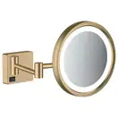 Зеркало косметическое с LED подсветкой Hansgrohe AddStoris, матовая бронза (41790140) фото 1 Aquada.com.ua