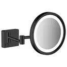 Зеркало косметическое с LED подсветкой Hansgrohe AddStoris, чёрный матовый (41790670) фото 1 Aquada.com.ua