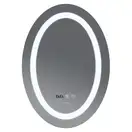 Дзеркало Mixxus PLAIN MV02-50x70 з Led Touch, Anti-fog, димером, регулятором яскравості, годинником (MI6010)