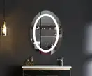 Дзеркало Mixxus PLAIN MV03-50x70 з Led Touch, Anti-fog, димером, регулятором яскравості (MI6664)