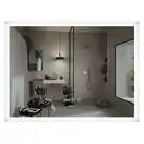 Дзеркало Mixxus FLAT MR04-80x60 з Led Touch, Anti-fog, димером, регулятором яскравості, годинником (MI6928)