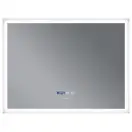 Дзеркало Mixxus FLAT MR04-80x60 з Led Touch, Anti-fog, димером, регулятором яскравості, годинником (MI6928)