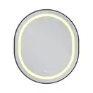 Дзеркало Mixxus Premium ELLIPSE MV05-80x70-Reverse BLACK з Led Touch, Anti-fog, димером (3-6,5kK) ( (MP6646)