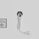 Дзеркало Mixxus Premium ELLIPSE MV05-80x70-Reverse BLACK з Led Touch, Anti-fog, димером (3-6,5kK) ( (MP6646)