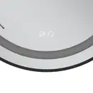 Дзеркало Mixxus Premium ELLIPSE MV05-80x70-Reverse BLACK з Led Touch, Anti-fog, димером (3-6,5kK) ( (MP6646)