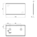 Зеркало Qtap Tern 1200x700 с LED-подсветкой QT1778120870120W
