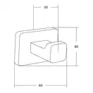 Крючок для полотенец MEXEN ASIS GOLD (MEX-7017635-50)