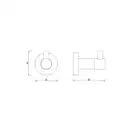 гачок Omnires Modern Project black matt (MP60110BL)