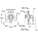 Grohe BauLoop New Гігієнічний душ, хром (UA11104202)