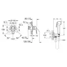 Grohe BauLoop New Гігієнічний душ, хром (UA2904200B)