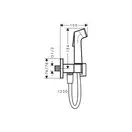 Hansgrohe E EcoSmart+ Комплект гігієнічного душу, Хром (29231000)