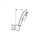 Hansgrohe 1jet Гігієнічний ручний душ, brushed bronze (96907140)