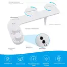 MIXXUS PREMIUM TCB-01 Накладка на унітаз з гігієнічним душем (MP6494)