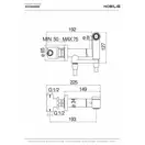 Nobili Sanitary Fittings Гігієнічний душ, чорний мат (AV00600BM)