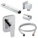 Набор для гигиенического душа со смесителем Qtap 102 (QTSTCRM102SET) фото 1 Aquada.com.ua