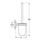 Йоршик підвісний Grohe QuickFix Start, хром  41185000