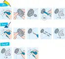 Йоршик підвісний Grohe QuickFix Start, хром  41185000