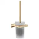 Щітка для унітазу Hansgrohe AddStoris підвісна, Brushed Bronze/скло (41752140)