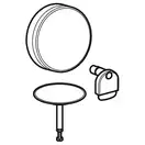 Geberit Omega 60 Клавіша змиву, лава/хром глянець (115.081.JK.1)