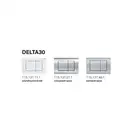 Geberit Delta 30 Клавиша смыва, матовый хром (115.137.46.1)